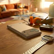 Spigen Classic LS MagSafe iPhone 17 Pro hoesje stone