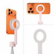 TechProtection View MagSafe Bluetooth Selfie Stick Tripod roze