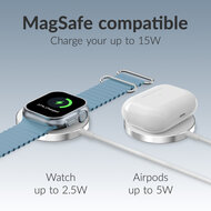 Mobilize 3 in 1 MagSafe oplader en kabel