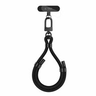 TechProtection Rope polsbandje voor elke telefoon zwart / zwart