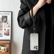 TechProtection Rope polsbandje voor elke telefoon zwart / zwart