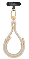 TechProtection Rope polsbandje voor elke telefoon beige / goud