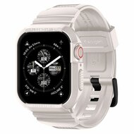 Spigen Rugged Armor Pro Apple Watch 45 / 44 mm bandje Beige