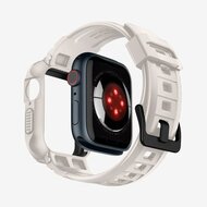 Spigen Rugged Armor Pro Apple Watch 45 / 44 mm bandje Beige