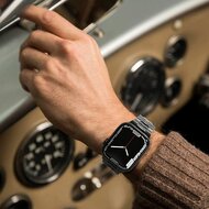 Tech Protection Stack Apple Watch 49 / 46 / 45 / 42 mm schakelbandje zwart