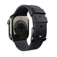 KeyBudz Artisan leather Apple Watch bandje zwart