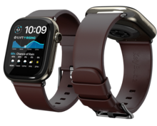 KeyBudz Artisan leather Apple Watch bandje bruin