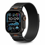 TechProtection Vanguard Apple Watch 49 / 46 / 45 / 44 mm bandje zwart