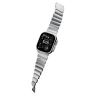Nomad Stratos Band titanium Apple Watch 49 / 46 / 45 mm bandje natural / icy blue