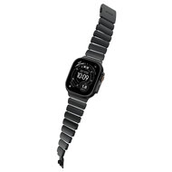 Nomad Stratos Band titanium Apple Watch 49 / 46 / 45 mm bandje zwart / icy blue