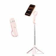 TechProtection Snap MagSafe Bluetooth Selfie Stick Tripod roze