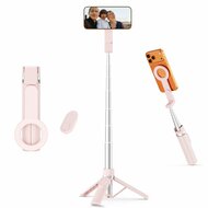 TechProtection Snap MagSafe Bluetooth Selfie Stick Tripod roze