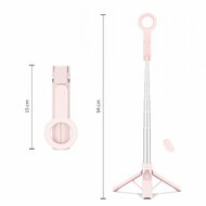 TechProtection Snap MagSafe Bluetooth Selfie Stick Tripod roze