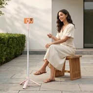TechProtection Snap MagSafe Bluetooth Selfie Stick Tripod roze