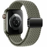 TechProtection Nylon Plus Apple Watch 49 / 46 / 45 / 44 mm bandje groen