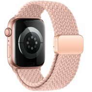 TechProtection Nylon Plus Apple Watch 49 / 46 / 45 / 44 mm bandje roze