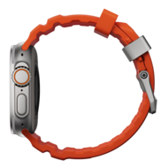 Nomad Rocky Point Apple Watch 49 / 46 /&nbsp;45 mm bandje magma / zilver