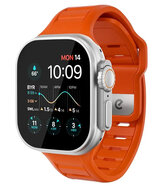 KeyBudz Journey FKM Apple Watch bandje oranje