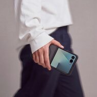 TechProtection Hybrid MagSafe Galaxy Z Flip 8 hoesje zwart
