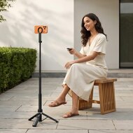 TechProtection Snap MagSafe Bluetooth Selfie Stick Tripod zwart