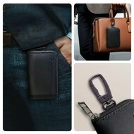 TechProtection autosleutel keyless RFID signal blocker met clip zwart