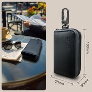 TechProtection autosleutel keyless RFID signal blocker met clip zwart