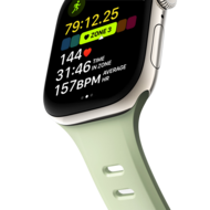 Nomad Tempo FKM Apple Watch  42 / 41 mm armband seagrass