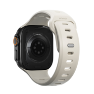 Nomad Tempo FKM Apple Watch Ultra 49 mm bandje driftwood