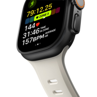 Nomad Tempo FKM Apple Watch Ultra 49 mm bandje driftwood