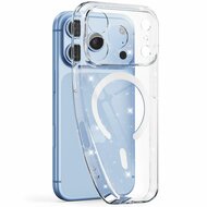 TechProtection Flex MagSafe iPhone 18 Pro case glitter transparent