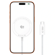 TechProtection A54 Qi2.2 MagSafe 25 watt Ladeger&auml;t wei&szlig;