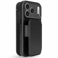 DECODED Leather Detachable Wallet Case iPhone 18 Pro hoesje zwart