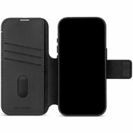 DECODED Leather Detachable Wallet Case iPhone 18 Pro hoesje zwart