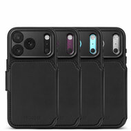 DECODED Leather Detachable Wallet Case iPhone 18 Pro hoesje zwart