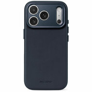 DECODED Leather Case iPhone 18 Pro hoesje midnight
