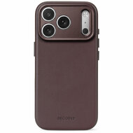 DECODED Leather Case iPhone 18 Pro hoesje bruin