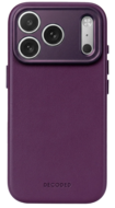DECODED Leather Case iPhone 18 Pro hoesje plum