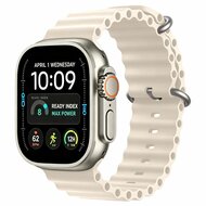 TechProtection Oceaan Apple Watch Ultra 49 / 46 / 45 / 44 mm bandje beige