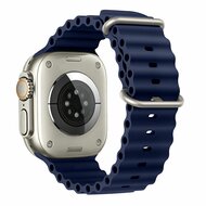 TechProtection Oceaan Apple Watch Ultra 49 / 46 / 45 / 44 mm bandje donkerblauw