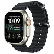 TechProtection Oceaan Apple Watch Ultra 49 / 46 / 45 / 44 mm bandje zwart