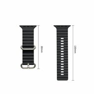 TechProtection Oceaan Apple Watch Ultra 49 / 46 / 45 / 44 mm bandje zwart