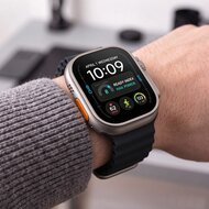 TechProtection Oceaan Apple Watch Ultra 49 / 46 / 45 / 44 mm bandje zwart
