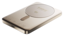 BMX SolidSafe Air MagSafe Qi2.2 Powerbank 10000 mAh 25 watt goud