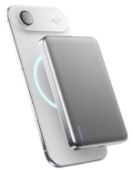 BMX SolidSafe Air MagSafe Qi2.2 Powerbank 10000 mAh 25 watt zilver