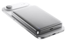 BMX SolidSafe Air MagSafe Qi2.2 Powerbank 10000 mAh 25 watt zilver