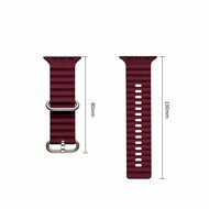 TechProtection Ocean Silikon Apple Watch Ultra Armband 49 / 46 / 45 / 44 mm burgundy rot
