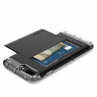 Spigen Crystal Wallet iPhone 7 Plus hoes Zwart