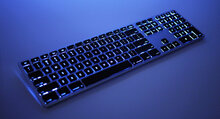 Matias Wireless Aluminium Backlit toetsenbord Zilver