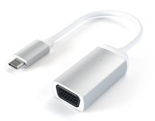 Satechi USB-C naar VGA 1080P adapter Zilver