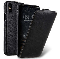 Melkco Leather Jacka iPhone X hoesje Zwart